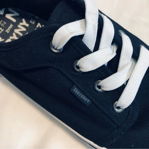 Zoo York Sneaker Mens 12 Black Skateboarder Lace Up Casual Comfort Runner LowTop - Picture 11 of 15